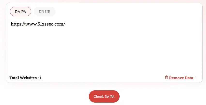 查看网站的da和pa的工具