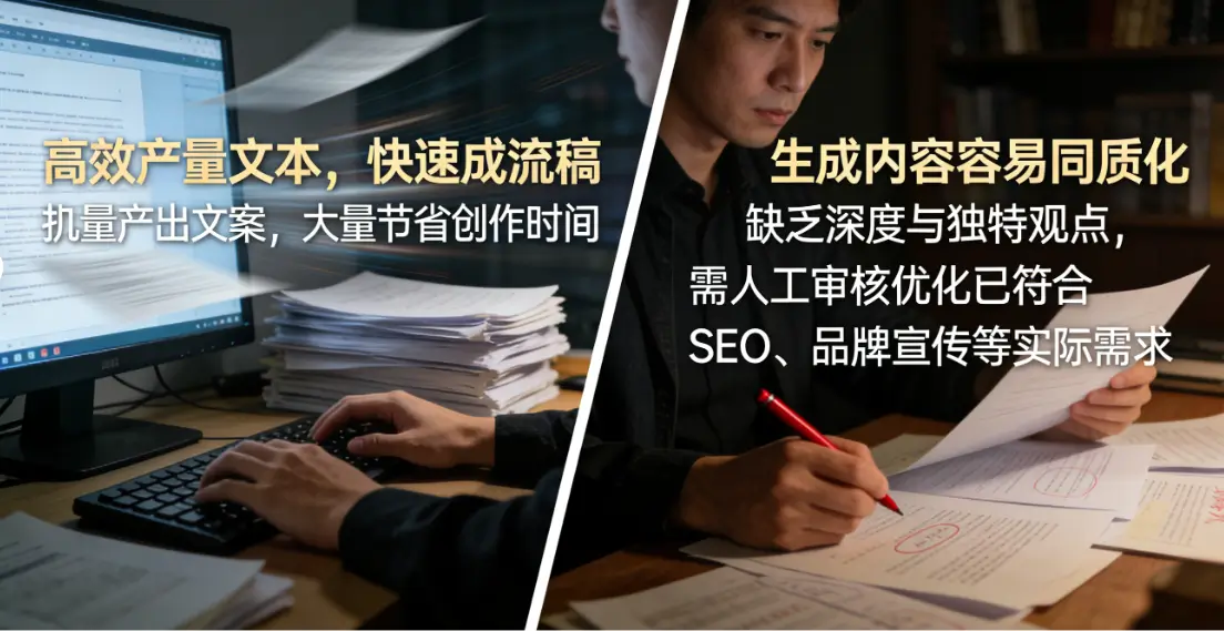 ai工具对比人工