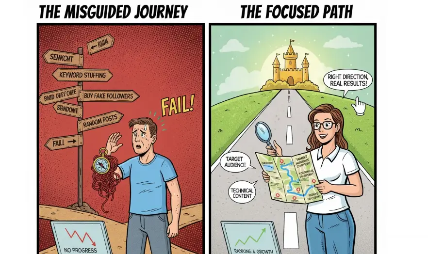 seo无策略导致没有效果