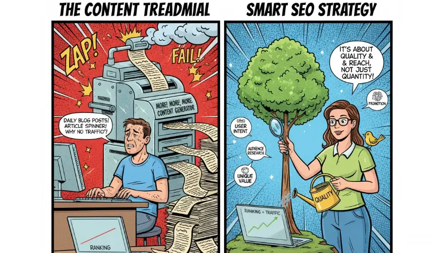 内容持续更新但seo没有排名