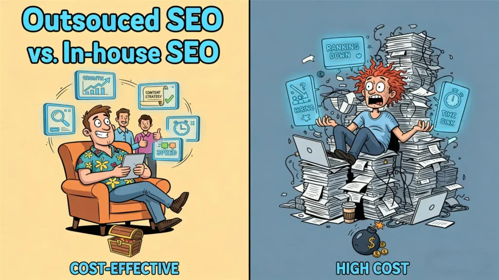 外包谷歌SEO服务 和招聘 SEO 专员怎么选