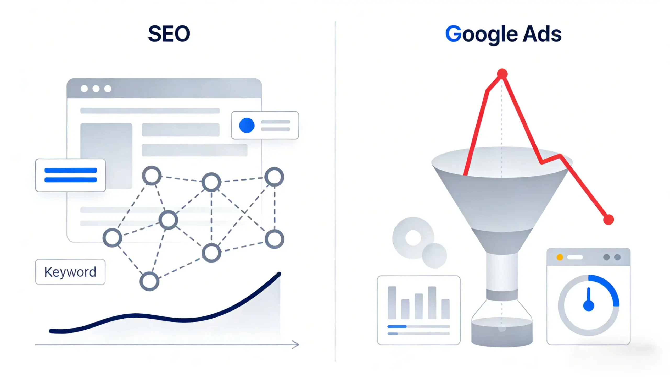外贸网站SEO与广告对比