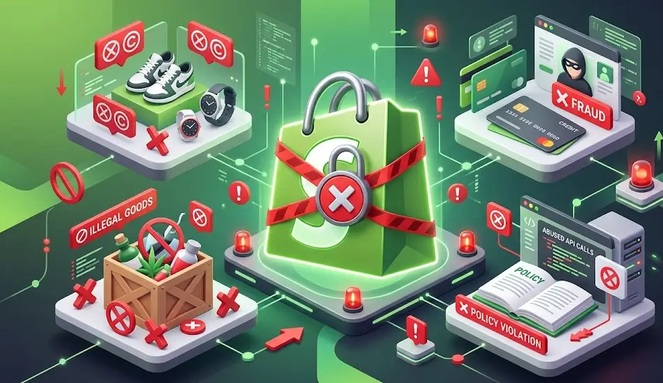 Shopify店铺被封核心因素