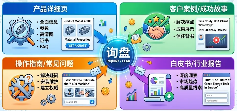 最容易出询盘的内容类型